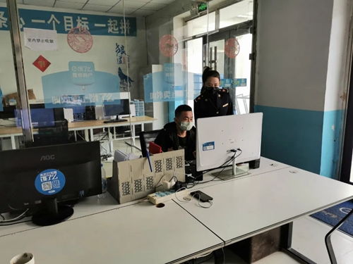 黑河市市場監管局海蘭街分局開展網絡餐飲服務食品安全專項檢查